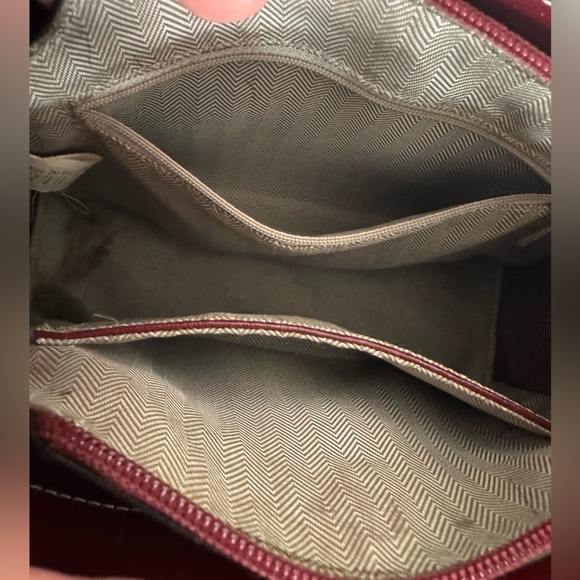 Laorentou Classic Women's Wine Leather Tote - Picture 16 of 16